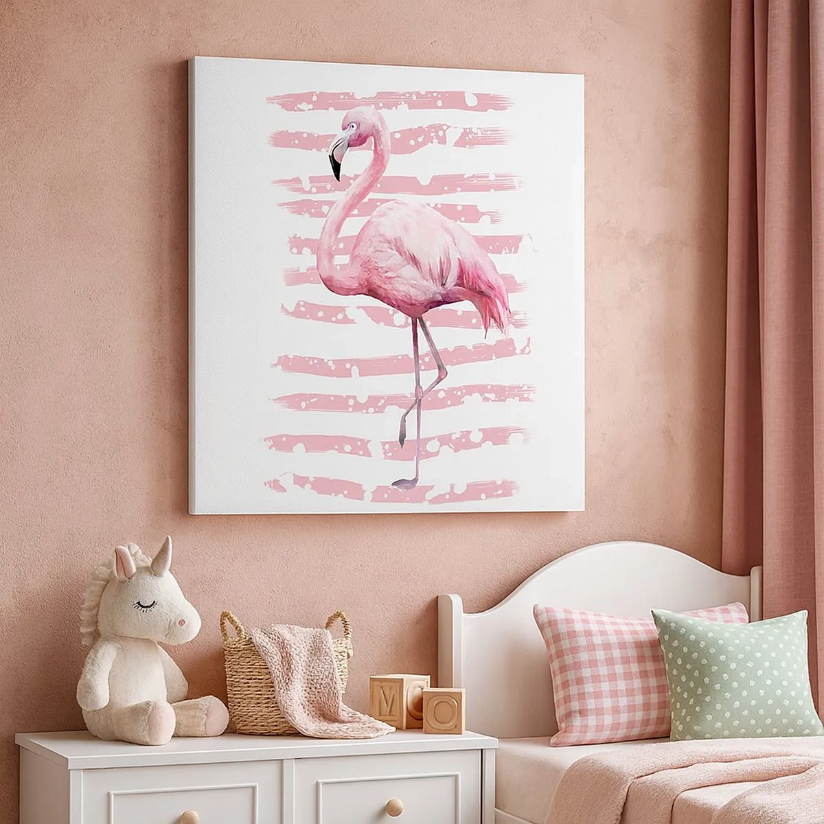 Bild auf Leinwand - Leinwandbild - In Würde, aber in Pink - 30x30 cm