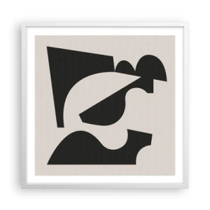 Poster in einem weißen Rahmen - Zum Selbstbauen - 60x60 cm