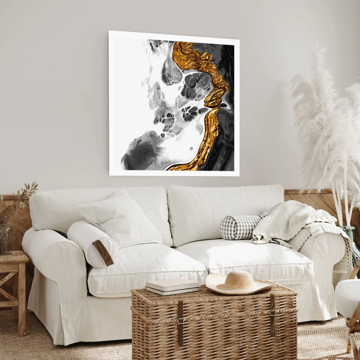 Poster - Organische Komposition - 30x30 cm