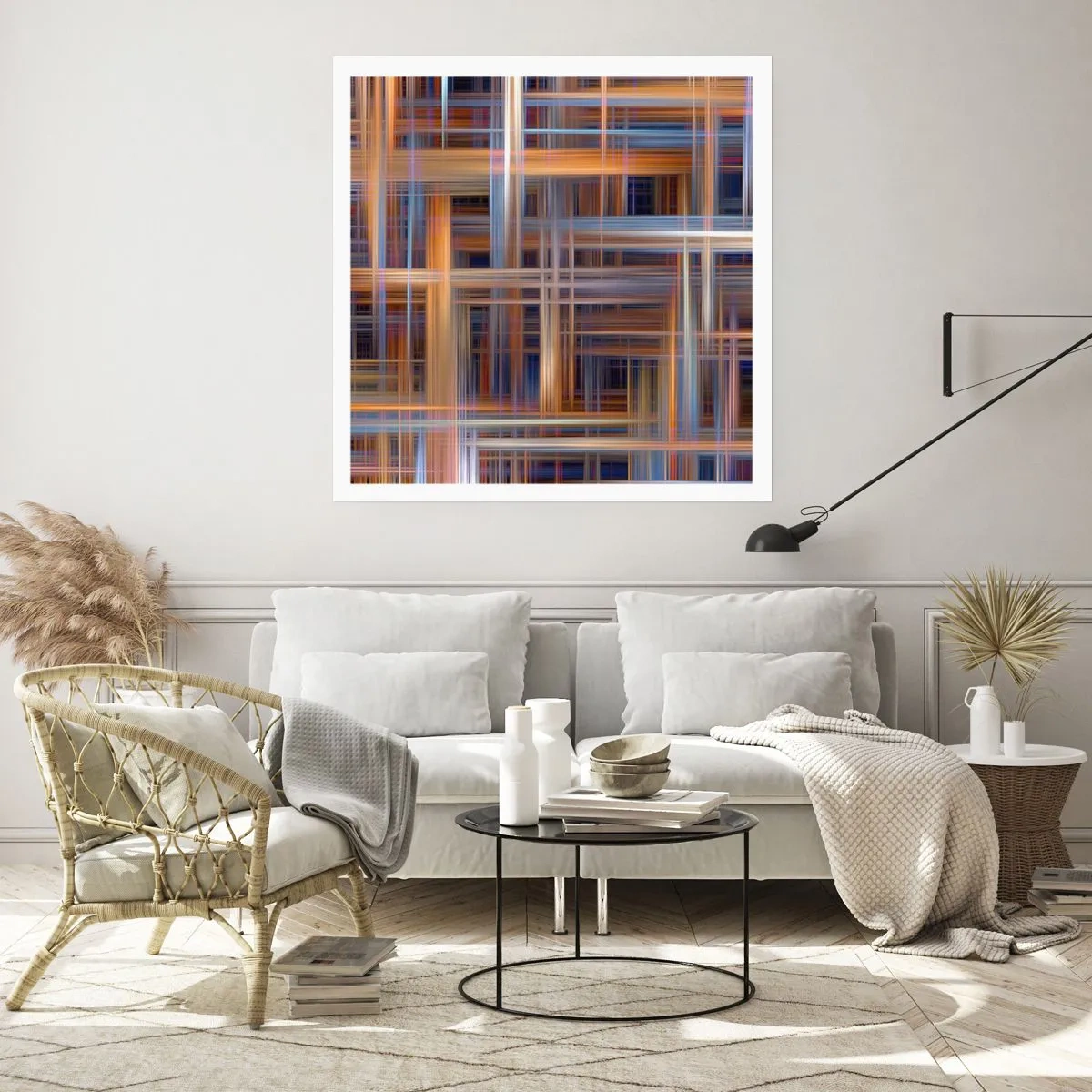 Poster - Aus Licht gewebt - 30x30 cm