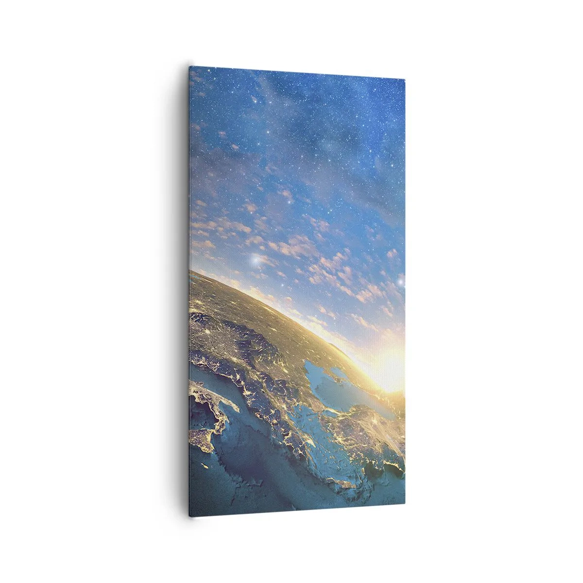 Bild auf Leinwand - Leinwandbild - Schauen wir uns aus der Ferne an - 65x120 cm