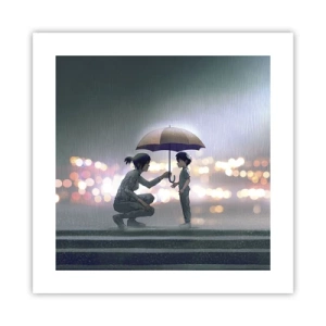 Poster - Und jetzt ist alles in Ordnung - 40x40 cm