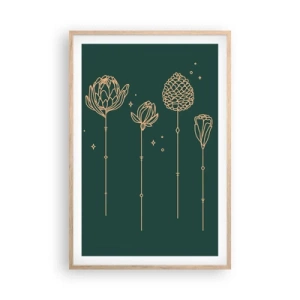 Poster in einem Rahmen aus heller Eiche - Familie ZIÓŁkowski - 61x91 cm