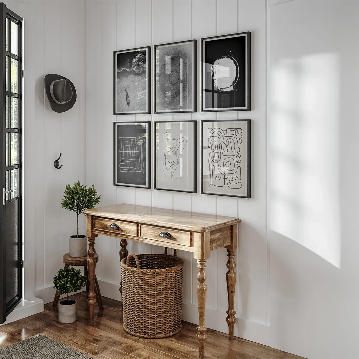 Scandinavian entrance - Inspiration für die Halle