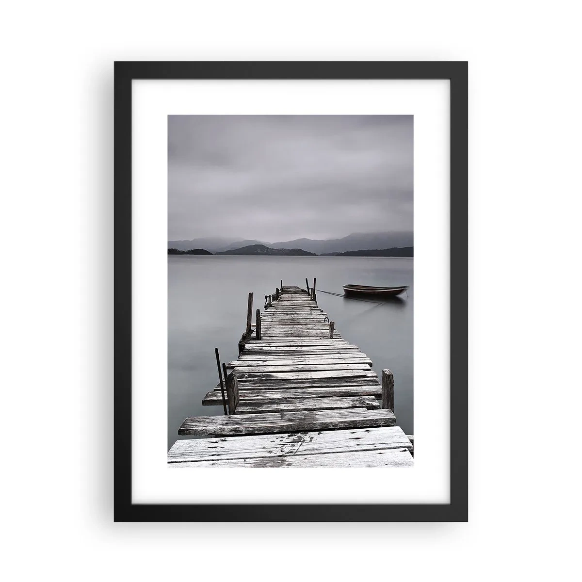 Poster in einem schwarzem Rahmen - Du kannst morgen gehen - 30x40 cm