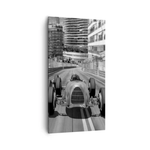 Bild auf Leinwand - Leinwandbild - Vor langer Zeit in Monte Carlo - 55x100 cm