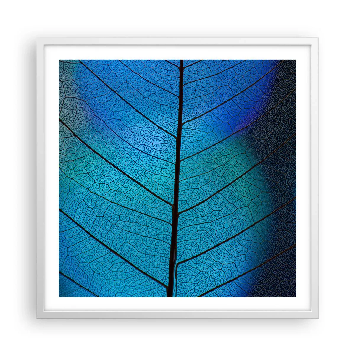 Poster in einem weißen Rahmen - Komplizierte Konstruktion - 60x60 cm