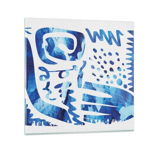 Glasbild - Bild auf glas - Zurück zu den Wurzeln - 40x40 cm