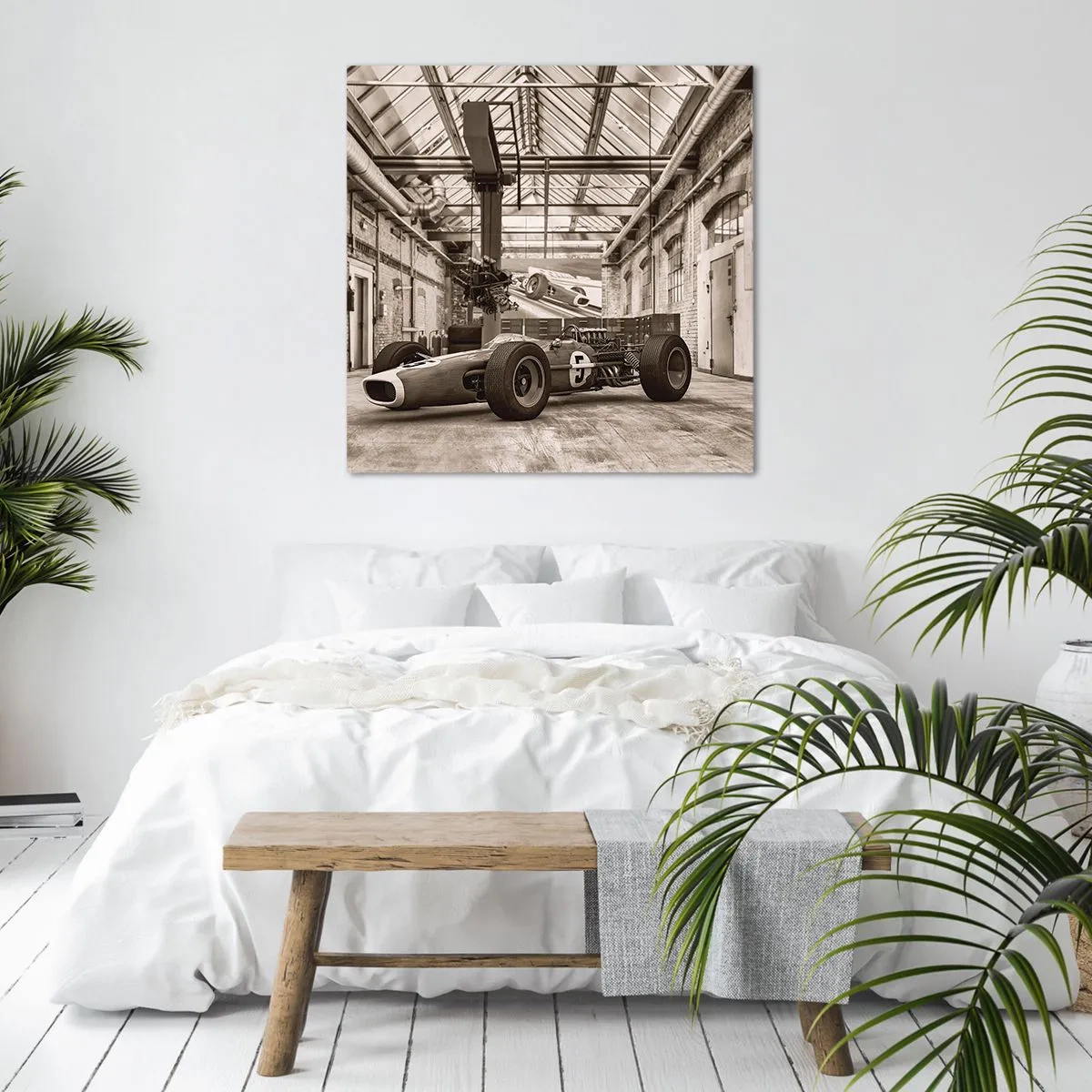 Bild auf Leinwand - Leinwandbild - Die Siegerruhe - 50x50 cm