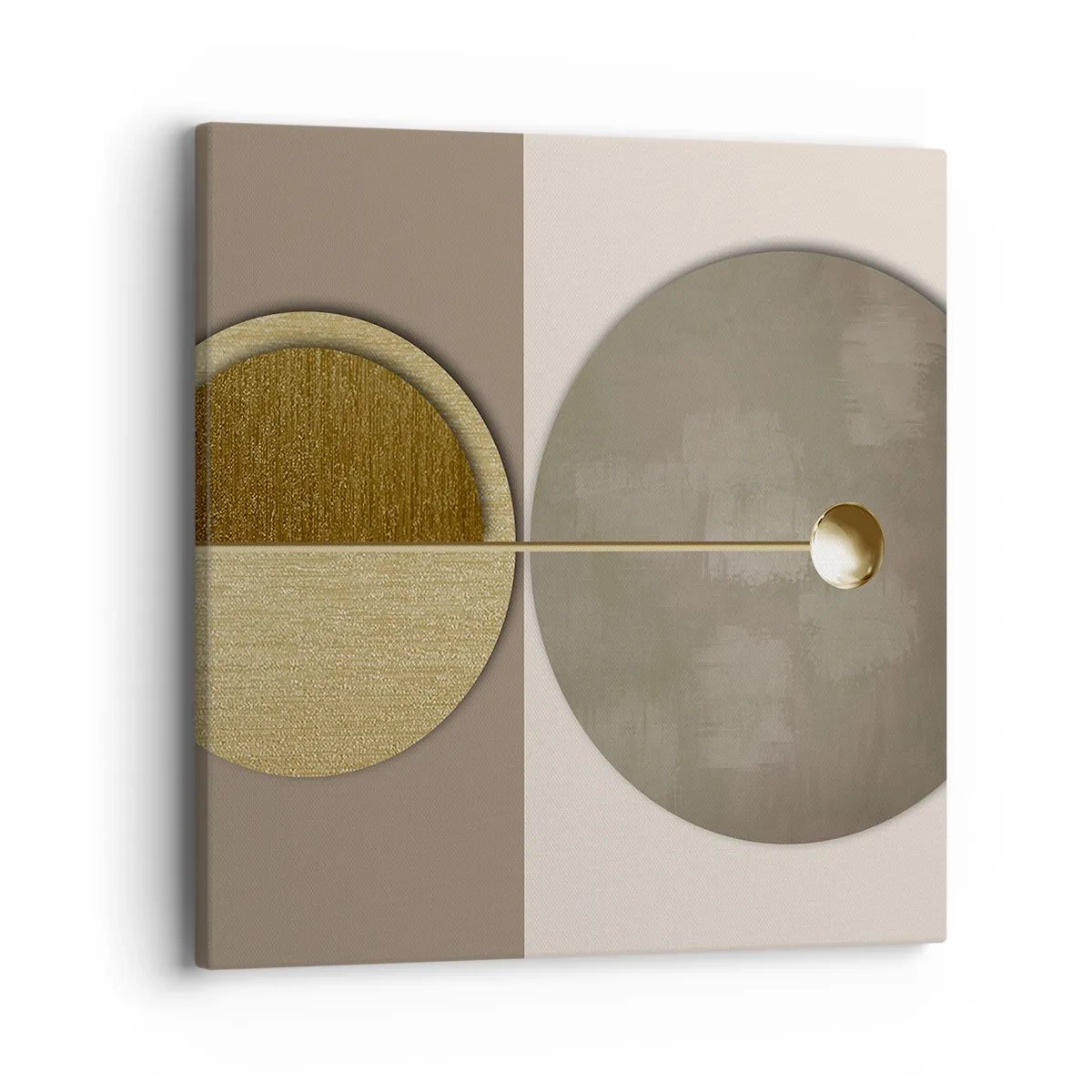 Bild auf Leinwand - Leinwandbild - Perfekte Balance - 40x40 cm