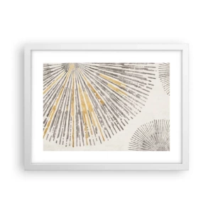 Poster in einem weißen Rahmen - Schönheit des Strahls - 40x30 cm