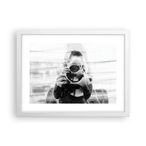 Poster in einem weißen Rahmen - Schöpfer und Material - 40x30 cm