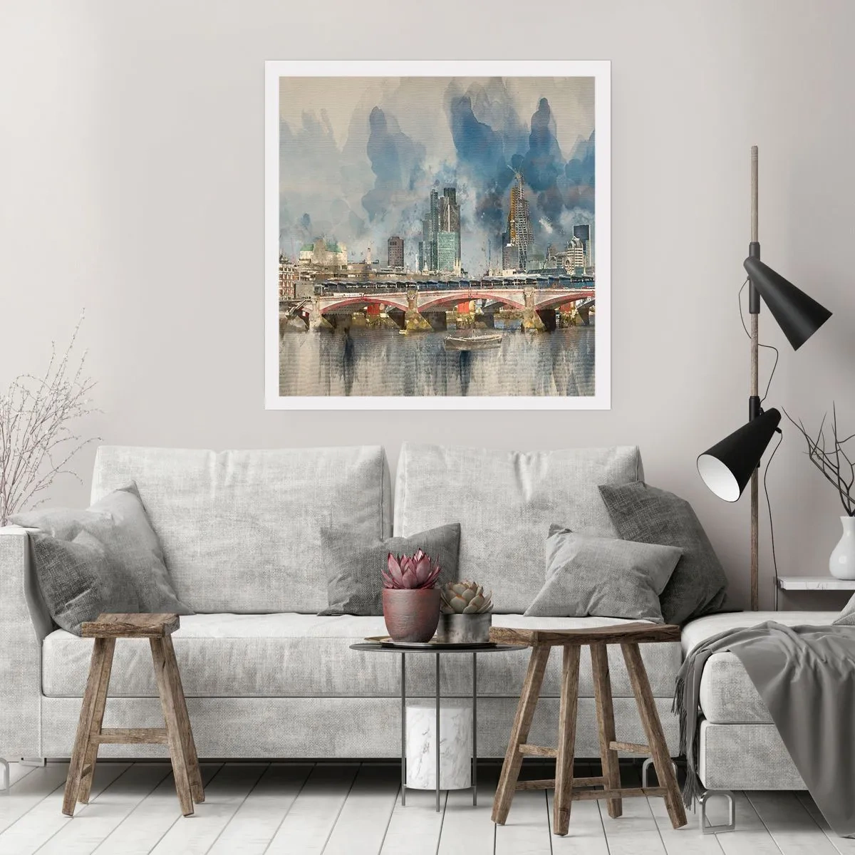 Poster - London in seiner ganzen Pracht - 50x50 cm