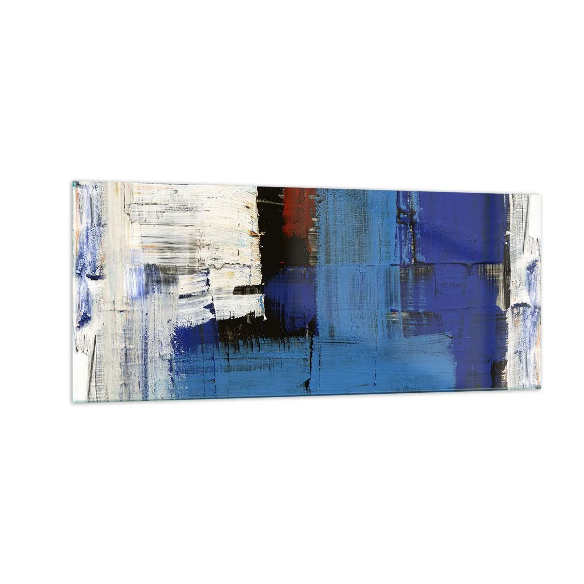 Glasbild - Bild auf glas - Geheimnis ist blau - 100x40 cm