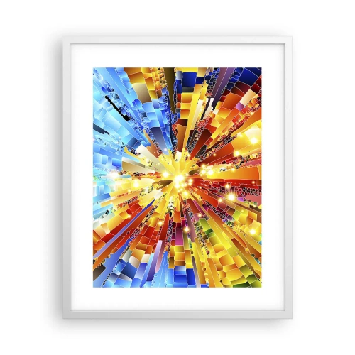 Poster in einem weißen Rahmen - In Medienauflösung - 40x50 cm