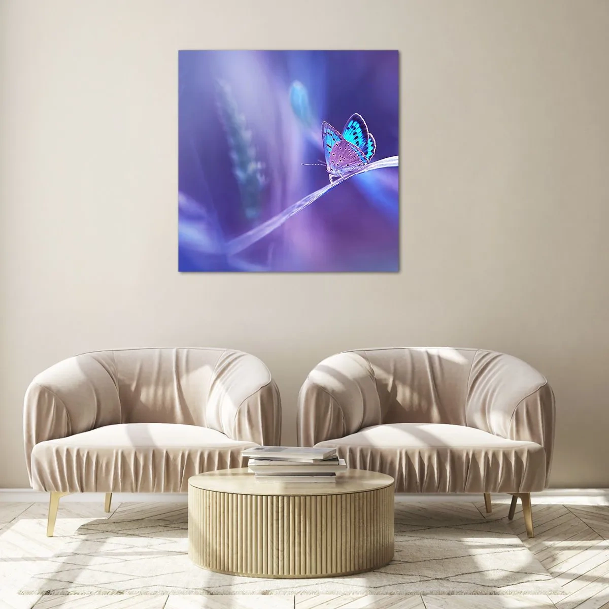 Glasbild - Bild auf glas - Ein Juwel der Natur - 70x70 cm