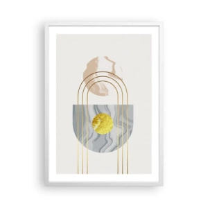 Poster in einem weißen Rahmen - Helligkeit und Brillanz - 50x70 cm