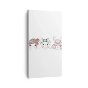 Bild auf Leinwand - Leinwandbild - Nachdenklich, traurig, zufrieden - 55x100 cm