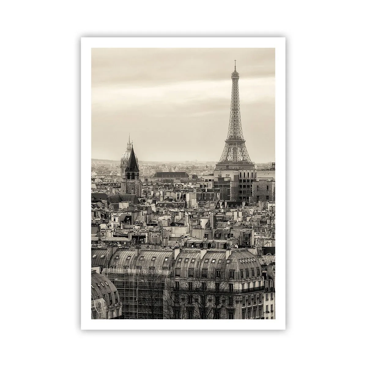 Poster - Über den Dächern von Paris - 70x100 cm