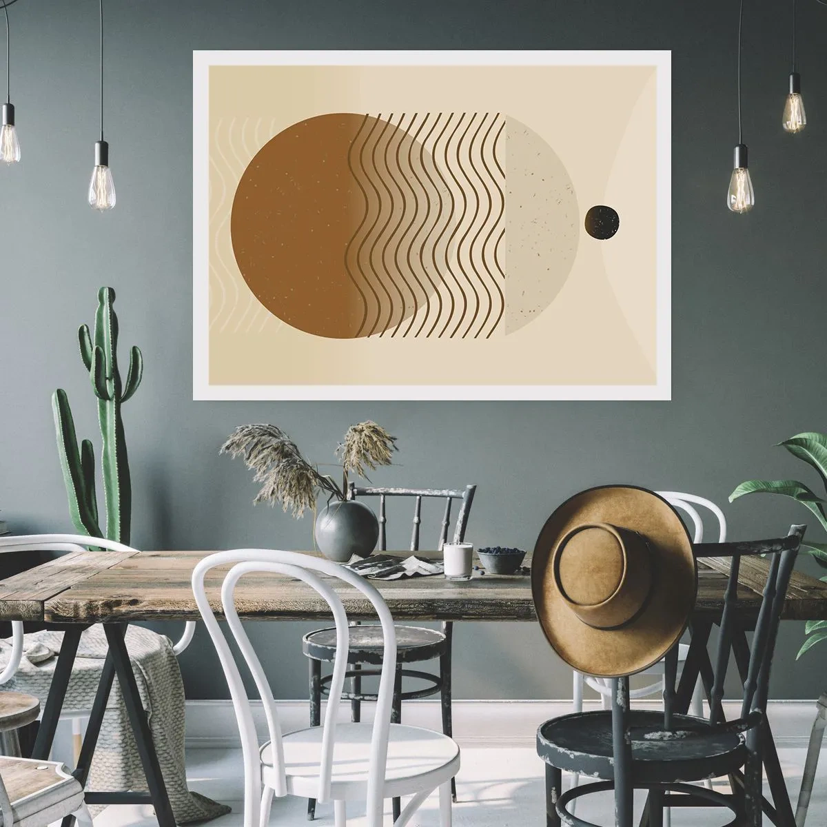 Poster - Zur Entstehung geometrischer Figuren - 40x30 cm