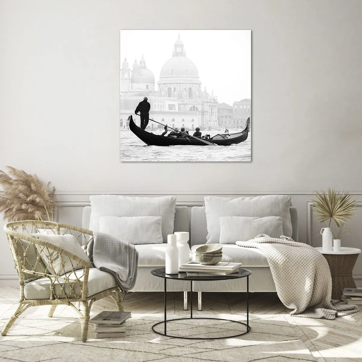 Glasbild - Bild auf glas - Reise zu den Quellen der Schönheit - 60x60 cm