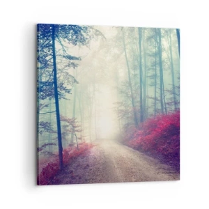 Bild auf Leinwand - Leinwandbild - Wie gut ist es, im Morgengrauen aufzustehen - 60x60 cm