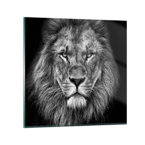 Glasbild - Bild auf glas - Im Krönungsgewand - 70x70 cm