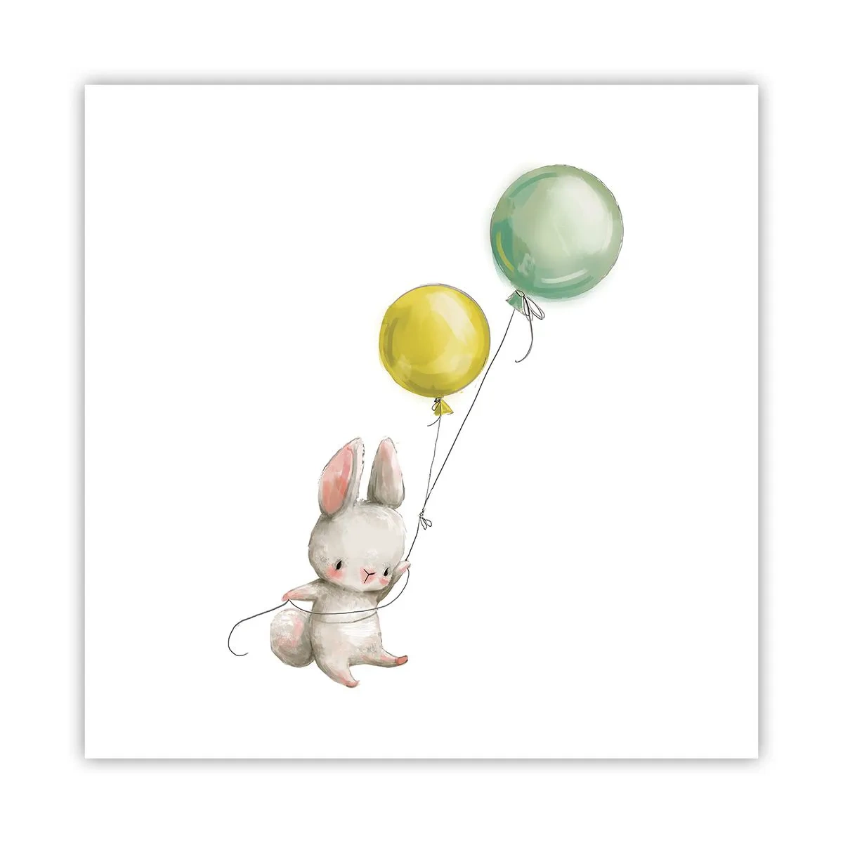 Poster - Ich werde auch fliegen! - 60x60 cm