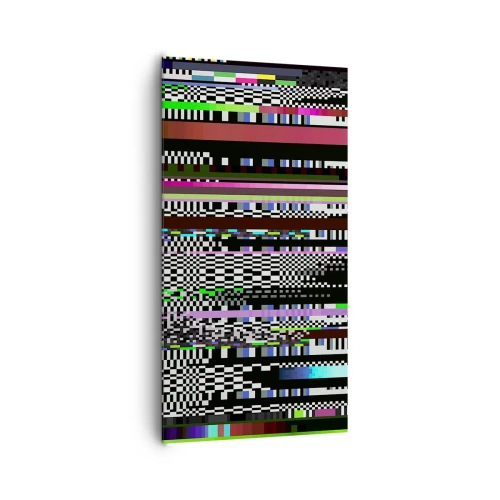 Bild auf Leinwand - Leinwandbild - Das Kontrollbild der Realität - 65x120 cm