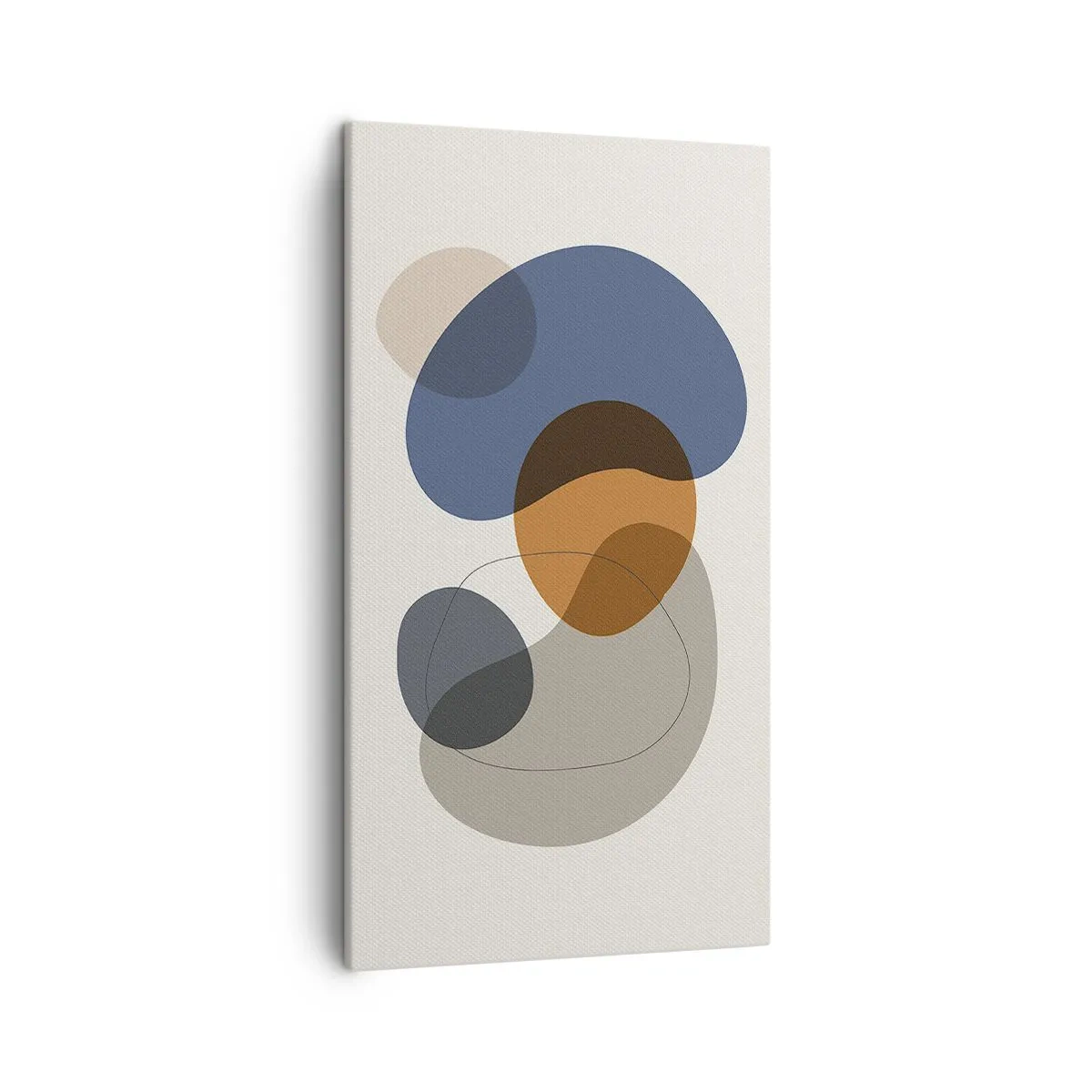 Bild auf Leinwand - Leinwandbild - Farbtropfen - 45x80 cm