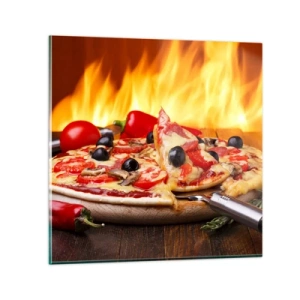 Glasbild - Bild auf glas - Aus Italien mit Liebe - 30x30 cm