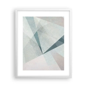 Poster in einem weißen Rahmen - Einfach aber dynamisch - 40x50 cm