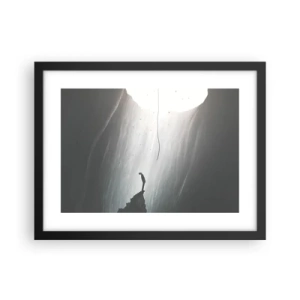 Poster in einem schwarzem Rahmen - Es gibt immer einen Ausweg - 40x30 cm
