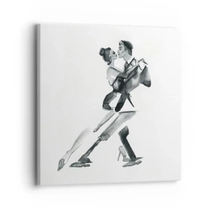 Bild auf Leinwand - Leinwandbild - In einem Schlag - 30x30 cm