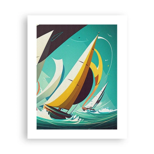 Poster - Viel Glück mit den Elementen - 40x50 cm