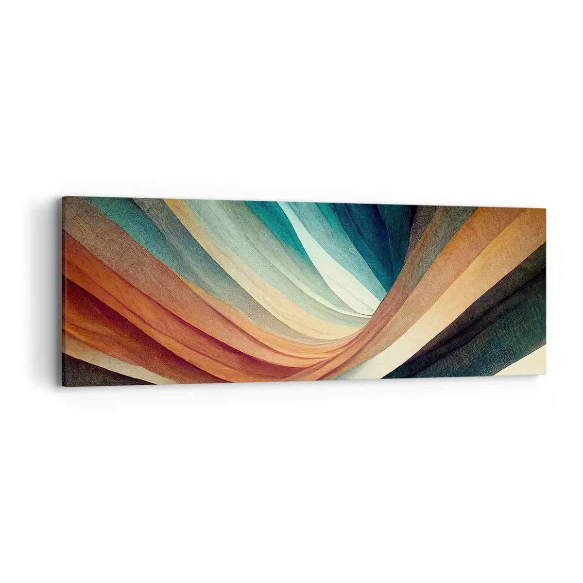 Bild auf Leinwand - Leinwandbild - Aus Farben gewebt - 90x30 cm