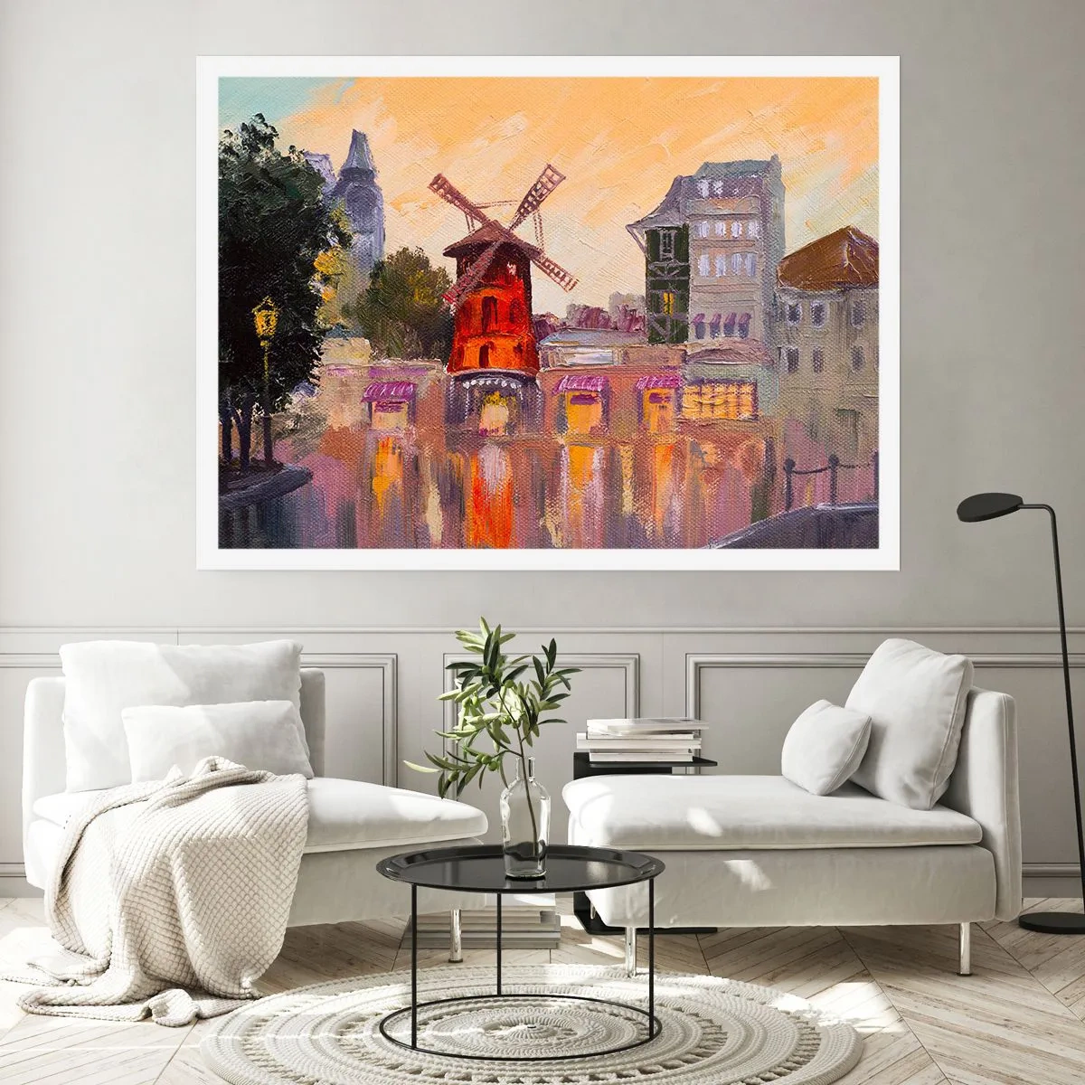 Poster - Pariser Ikonen – Moulin Rouge - 91x61 cm