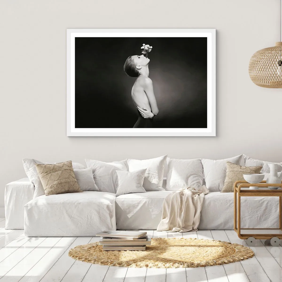 Poster in einem weißen Rahmen - Exzentrische Eleganz - 100x70 cm