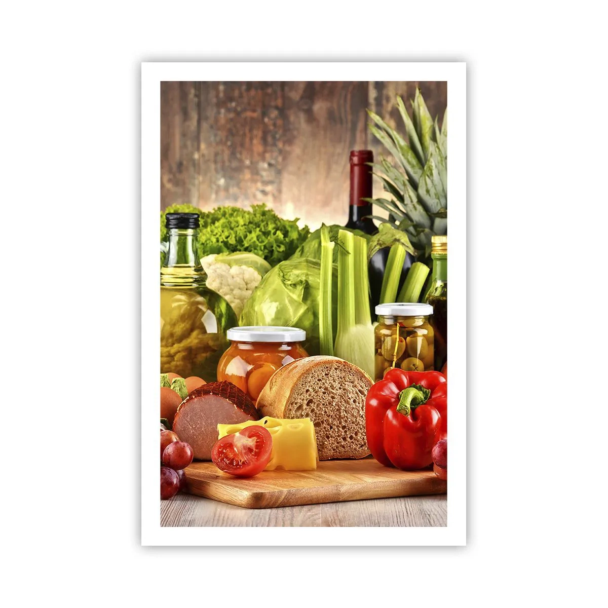 Poster - Geräuchert, gebacken und eingelegt - 61x91 cm