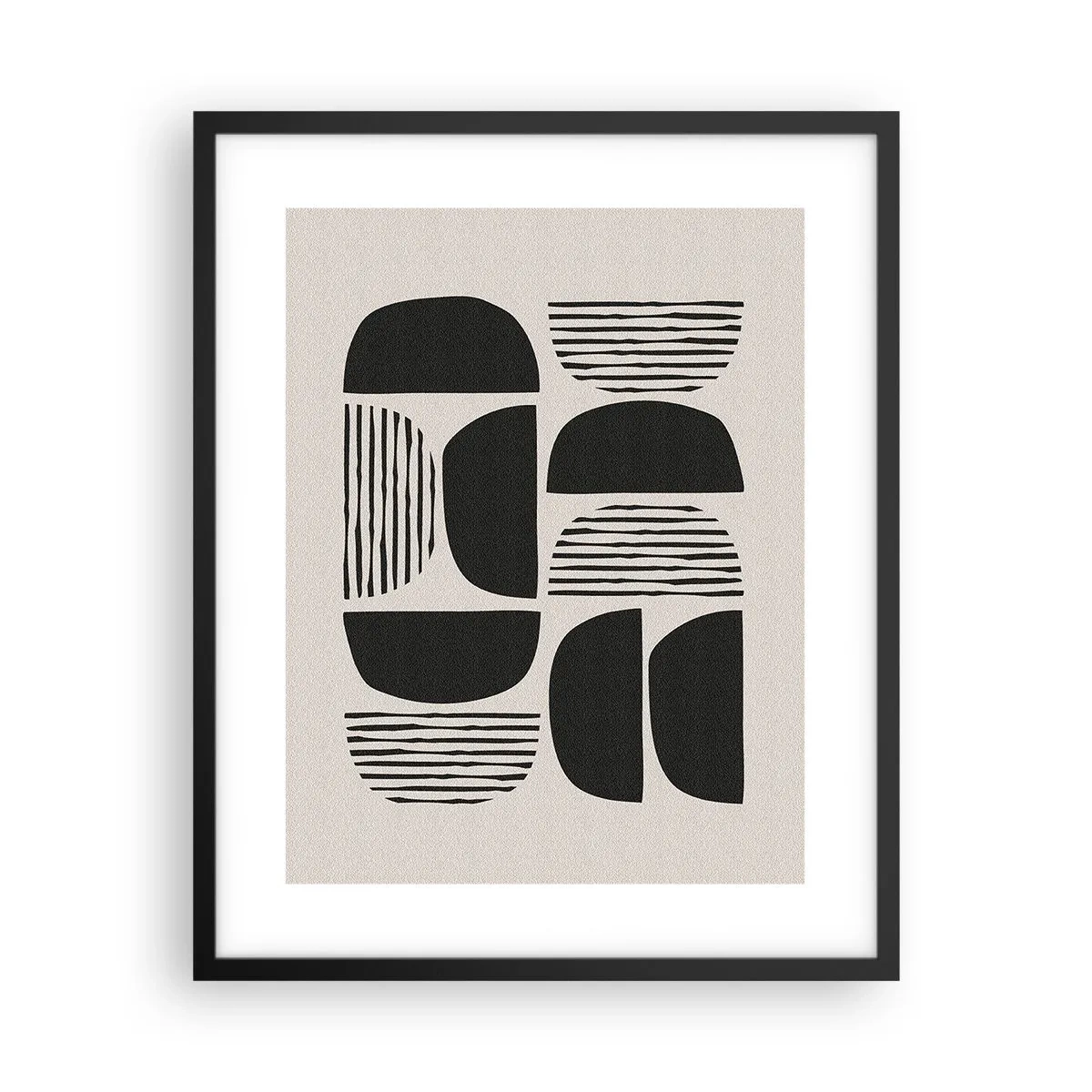 Poster in einem schwarzem Rahmen - Halbherzige Deals - 40x50 cm