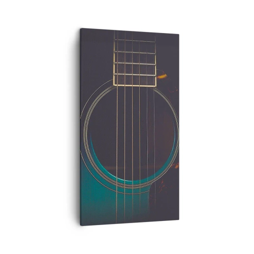 Bild auf Leinwand - Leinwandbild - Einen Moment bevor es ertönt - 45x80 cm