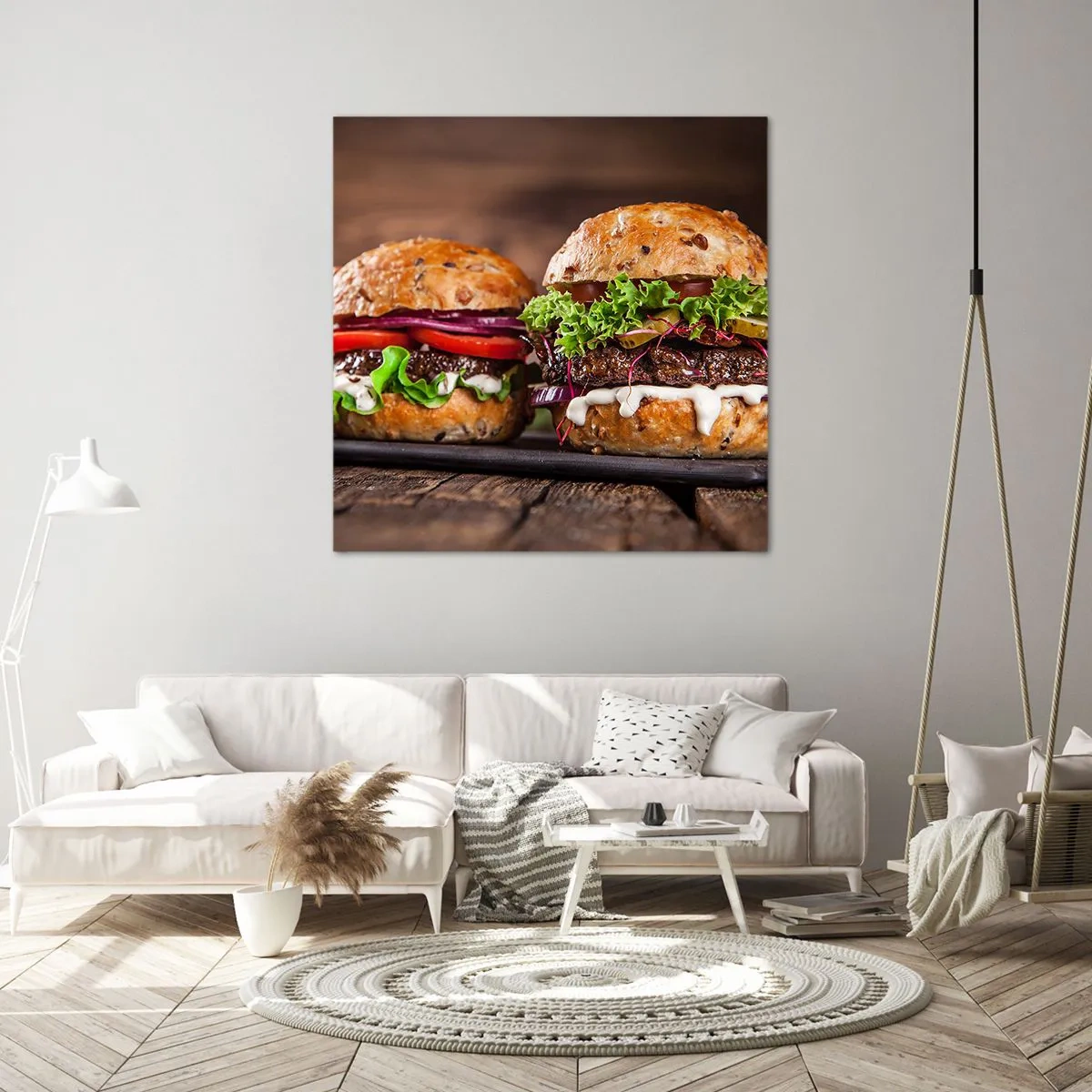 Bild auf Leinwand - Leinwandbild - Amerikanischer Traum - 30x30 cm