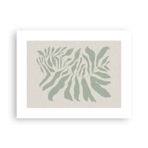 Poster - Smaragdzweig - 40x30 cm