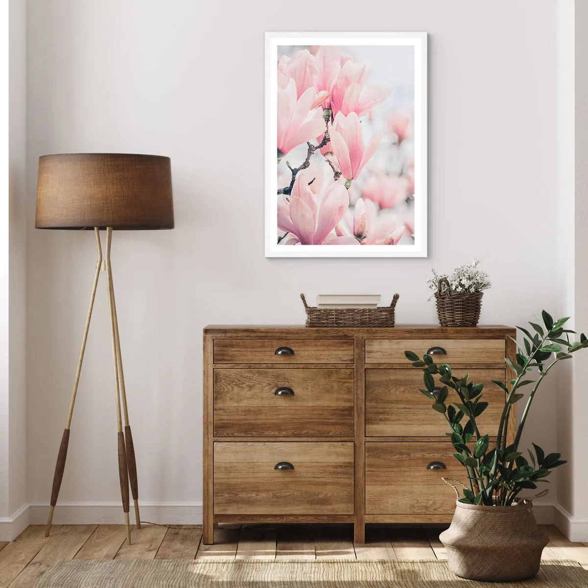 Poster in einem weißen Rahmen - Das Ideal der Subtilität - 50x70 cm