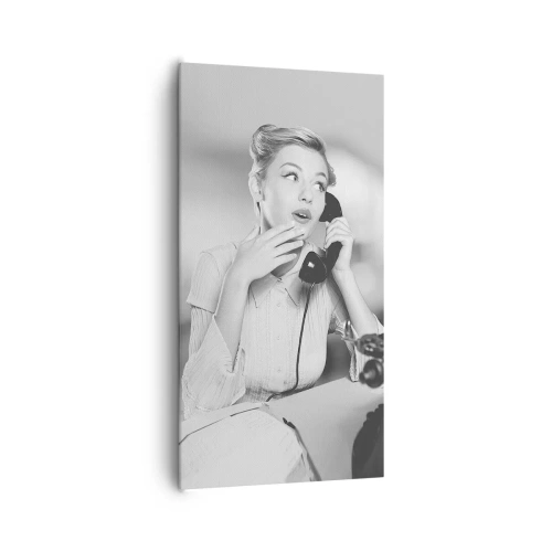 Bild auf Leinwand - Leinwandbild - Hallo, wir sind in den 1950er Jahren. - 65x120 cm