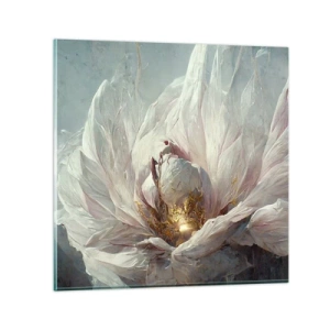 Glasbild - Bild auf glas - Sie blüht alle hundert Jahre einmal - 70x70 cm