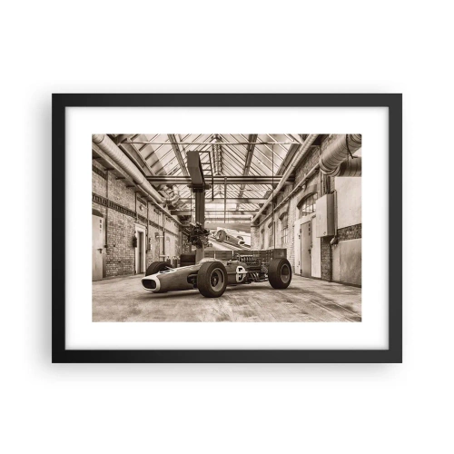 Poster in einem schwarzem Rahmen - Die Siegerruhe - 40x30 cm