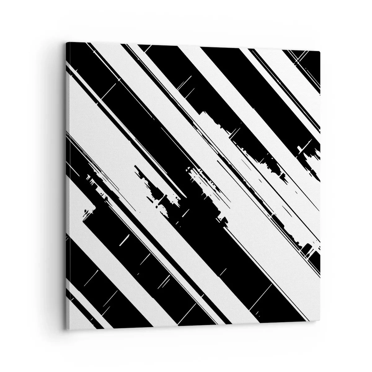 Bild auf Leinwand - Leinwandbild - Eine intensive und dynamische Komposition - 60x60 cm