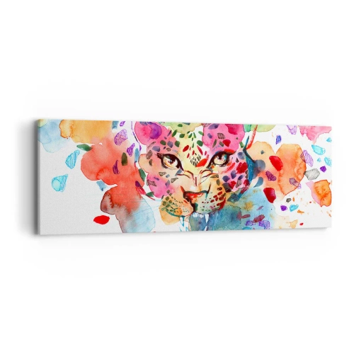 Bild auf Leinwand - Leinwandbild - Die Schöne und das Biest - 90x30 cm