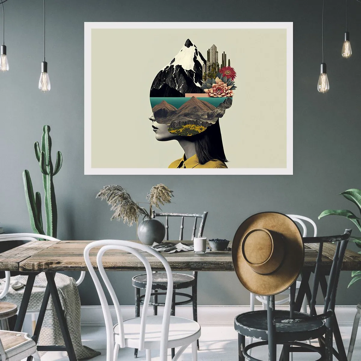 Poster - Frau – bleibt immer ein Geheimnis - 91x61 cm